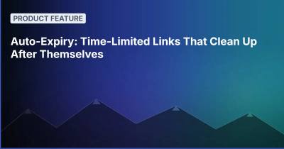 Auto-Expiry: Time-Limited Links That Clean Up After Themselves