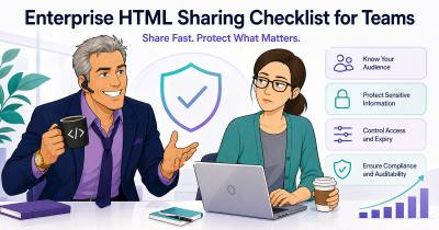 Enterprise HTML Sharing Checklist for Teams