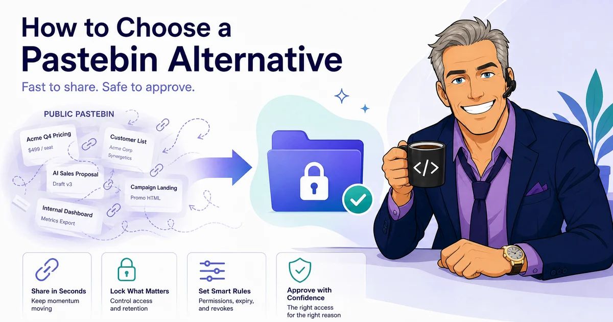 How to Choose a Pastebin Alternative