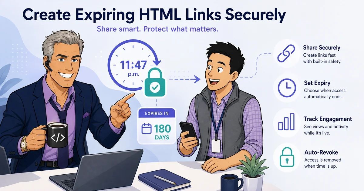 How to Create Expiring HTML Links Securely