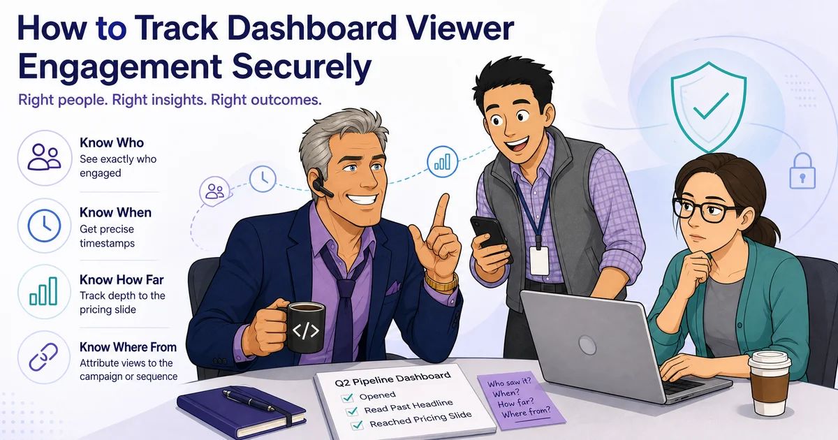 How to Track Dashboard Viewer Engagement Securely
