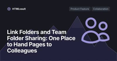 Link Folders and Team Folder Sharing: One Place to Hand Pages to Colleagues