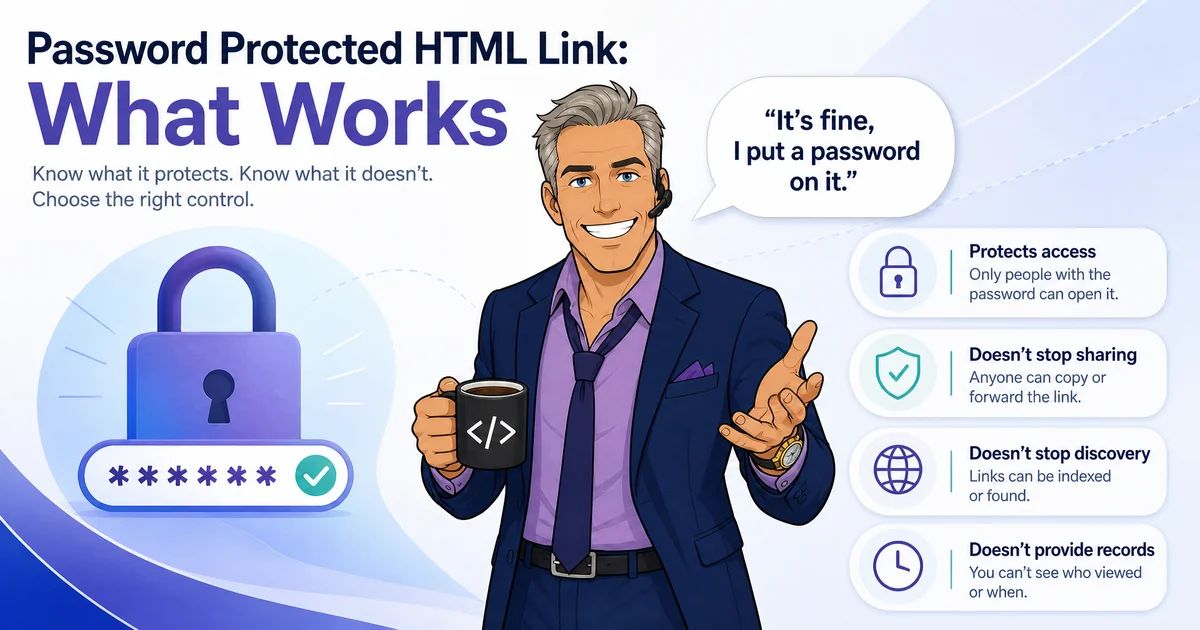 Password Protected HTML Link: What Works