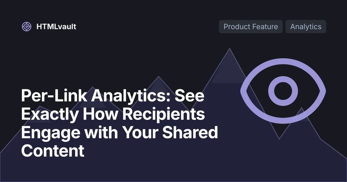Per-Link Analytics: See Exactly How Recipients Engage with Your Shared Content