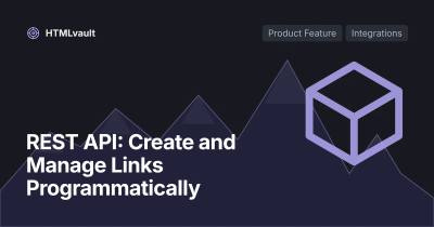 REST API: Create and Manage Links Programmatically