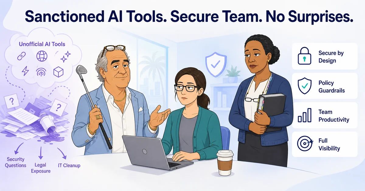Sanctioned AI Tools for Secure Team Use