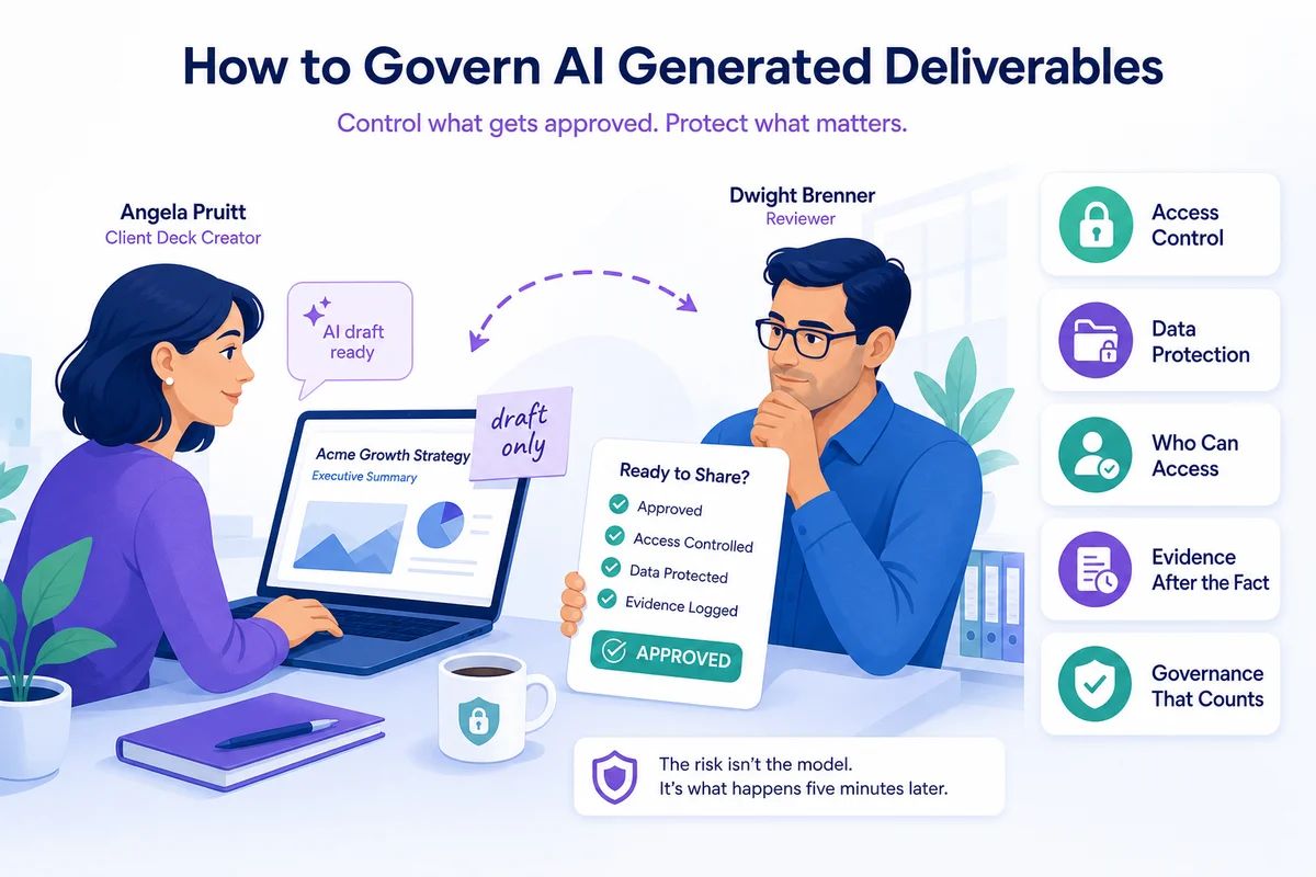 How to Govern AI Generated Deliverables