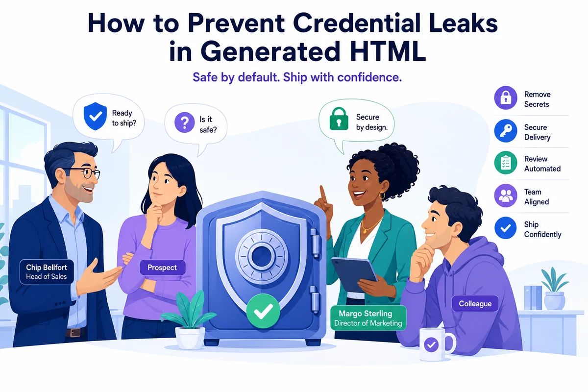 How to Prevent Credential Leaks in Generated HTML