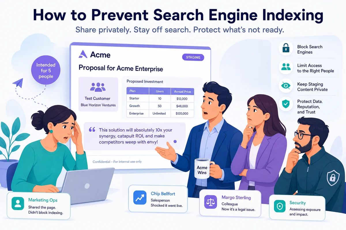 How to Prevent Search Engine Indexing