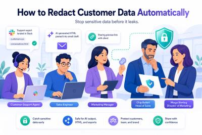 How to Redact Customer Data Automatically
