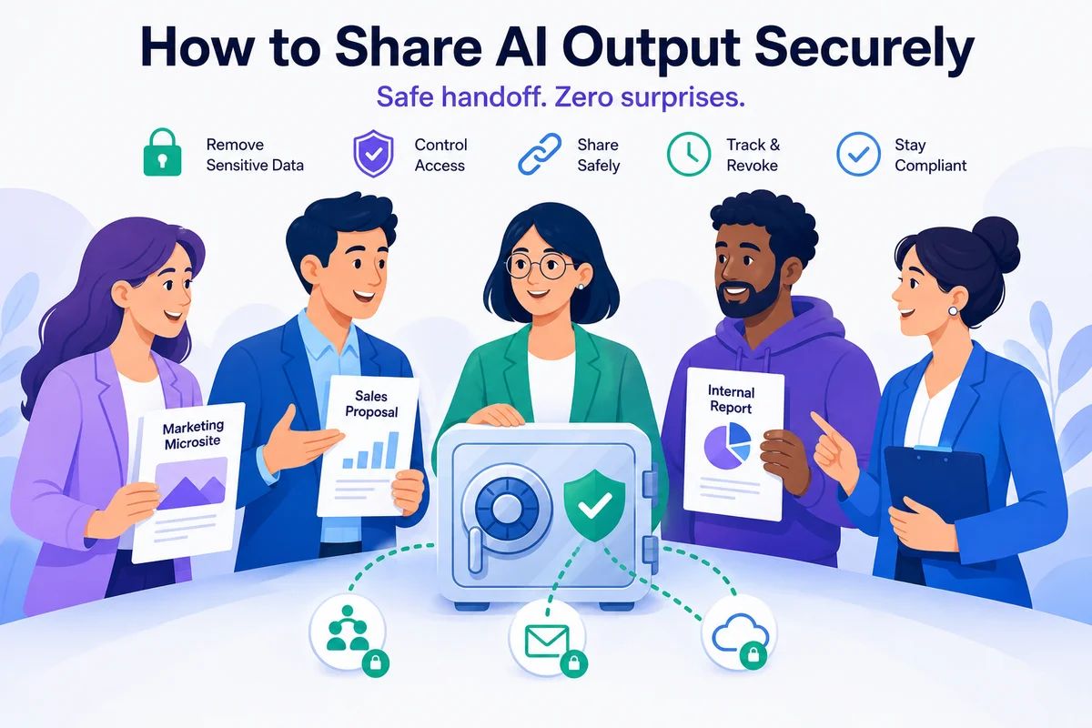 How to Share AI Output Securely