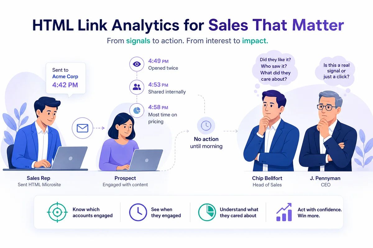 HTML Link Analytics for Sales That Matter