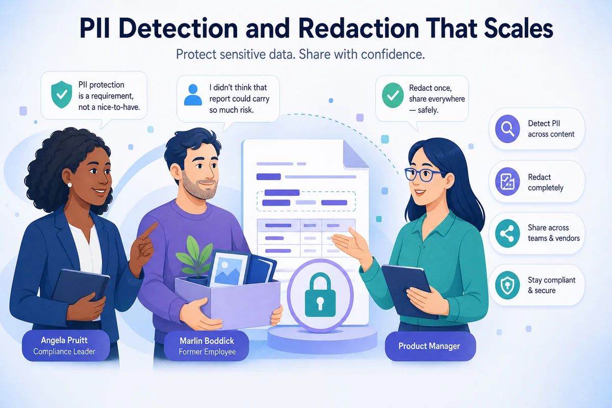 PII Detection and Redaction That Scales