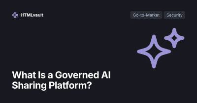 What Is a Governed AI Sharing Platform?