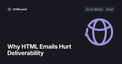 Why HTML Emails Hurt Deliverability