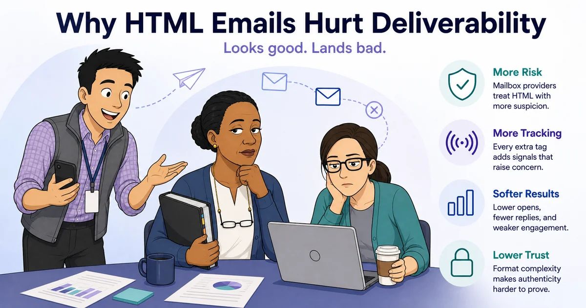 Why HTML Emails Hurt Deliverability